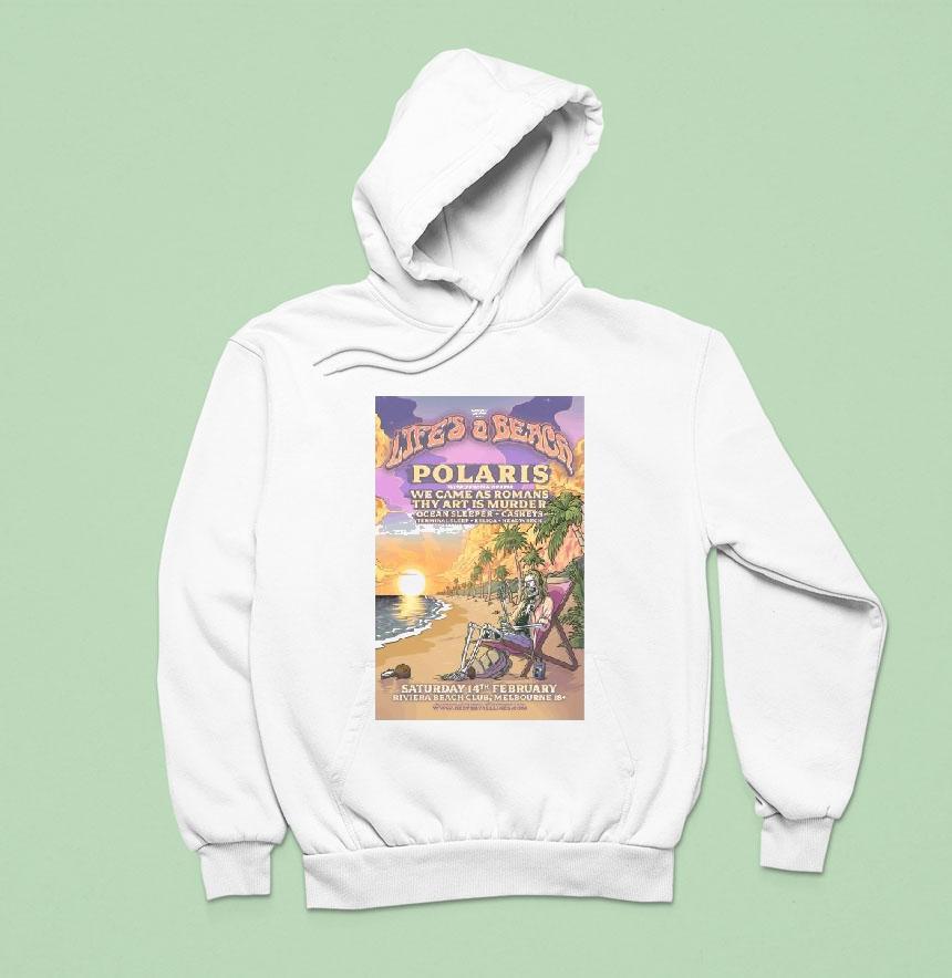 BabyBrendaaa's tweet photo. Get ready to rock the Polaris Life's A Beach Festival in style with our Skeleton Shirt! Stand out on 14th February at Riviera Beach Club, Melbourne. Grab yours now and be the life of the party! 🌟 #PolarisLife #FestivalFashion #SkeletonShirt https://t.co/KW0EfBkUxs https://t.co/Dof1T0EgFx