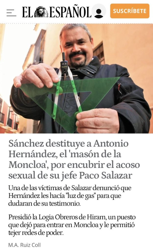 Lo sabían desde junio, así que no lo destituyen por lo que hizo. Lo destituyen porque ha salido a la luz. ¿Cuántos casos más de acoso, corrupción y robo oculta el PSOE? 

El mayor peligro para los españoles y para las mujeres especialmente, son ellos.  Los enemigos de España de