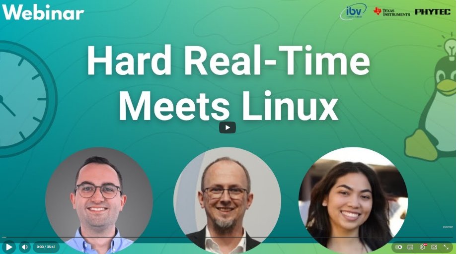 electronicspec's tweet image. See how real-time responsiveness is achieved on an ARM-based platform using Linux. This on-demand session explores industrial protocols, deterministic communication, and how PRU-style cores work alongside Linux for time-critical tasks. 👇 

bit.ly/48I8VzA

#Embedded