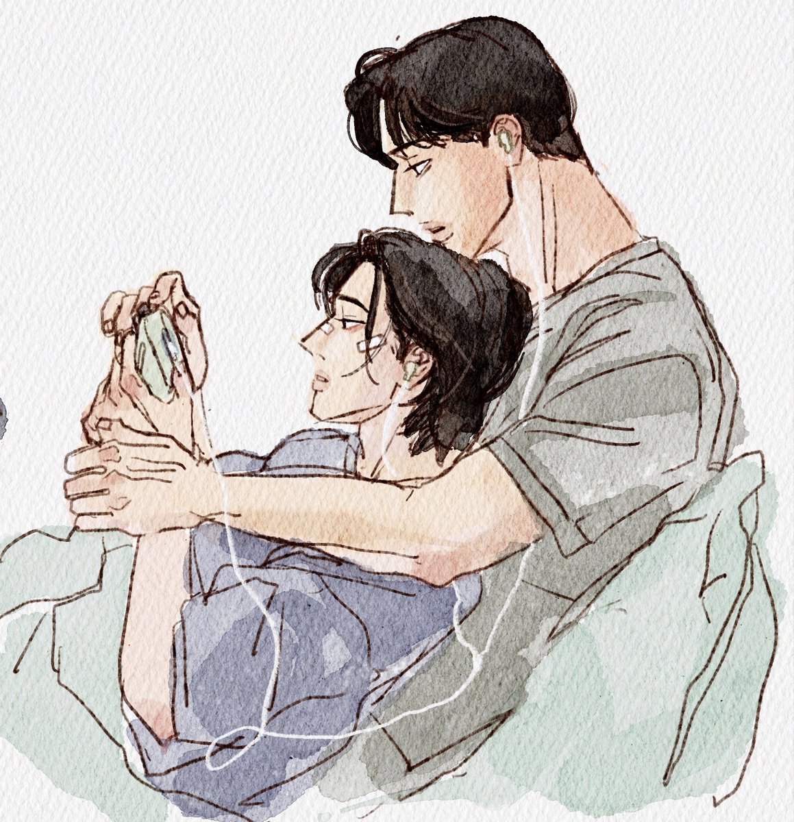 palmtree0503's tweet image. #주의평화 #masterpeace #팬아트 #알콩달콩 (사진참고)