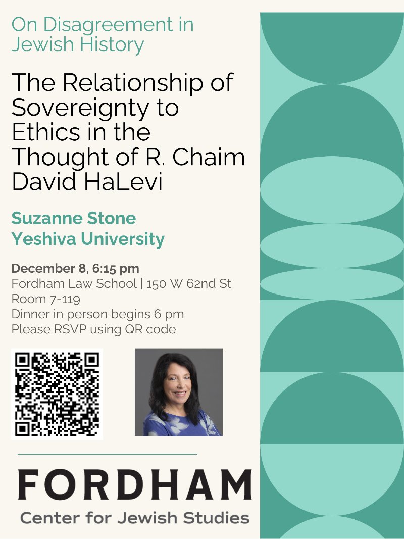 Center for Jewish Studies at Fordham tweet media