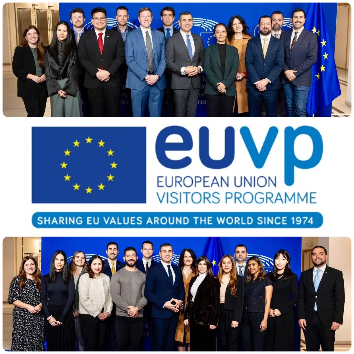 uni_eropa's tweet photo. 🇮🇩✨ From Jakarta to Europe!
Two Indonesians joined the EUVP over the past 2 weeks:
• Michael Sianipar (Partai Perindo)
• Prodita Sabarini (The Conversation ID)
They met with EU officials, MEPs & global peers in a series of tailor-made study visits. 🌍🤝
#EUVP #EUIndonesia https://t.co/ppnaXyDqFB