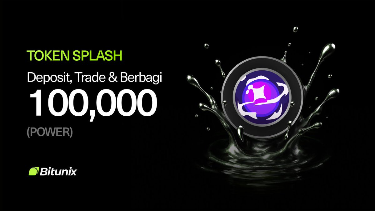 BitunixID's tweet image. $POWER telah bergabung dengan TOKEN SPLASH! 💧💰

Deposit &amp;amp; Trade sekarang untuk kesempatan Anda berbagi 100,000 $POWER !

Sudah menjadi bagian dari Token Splash? Bagus, saatnya mengumpulkan beberapa $POWER 🚀

Bergabunglah di sini 👉 bitunix.com/p/2o4U