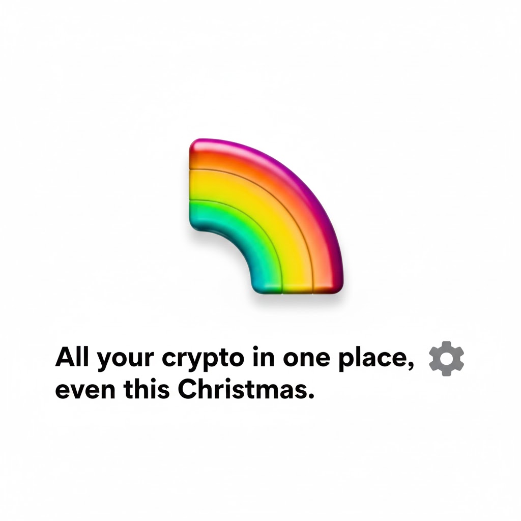 tradeRXBA's tweet photo. All your crypto in one place, even this Christmas @rainbowdotme https://t.co/UsRiWUP9fa