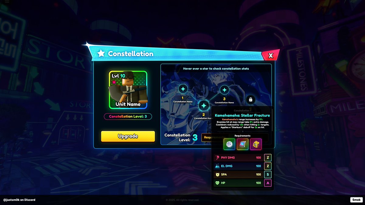 JustSm0k's tweet image. Some work I did for Anime Journey a while back — commissioned by @MeloInteractive  and @yanny 👇

Comms opening on 15th Dec
Discord: justsm0k

#Roblox #RobloxDev #RobloxUI #RobloxDevs