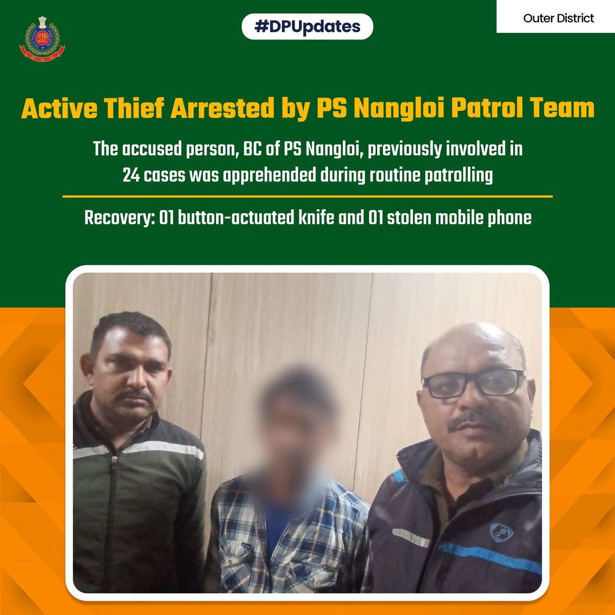 DCP OUTER DELHI tweet media