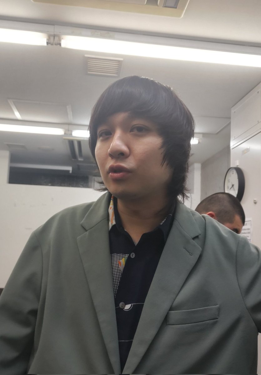 楽屋に入って来ためぞんは眩しく輝いており、こちらまで嬉しく成りまし