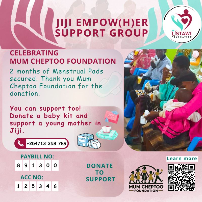 UstawiG's tweet photo. The count down is 2 days, Have you made a commitment yet?
Paybill: 891300
Acc No: 125346

You can also donate holiday food packages and clothing.

Don't be left behind!!! 

In Partnership with Mum Cheptoo Foundation and We can Foundation.

#girlempowerment #girlswithdisabilities https://t.co/pr1NILktRa