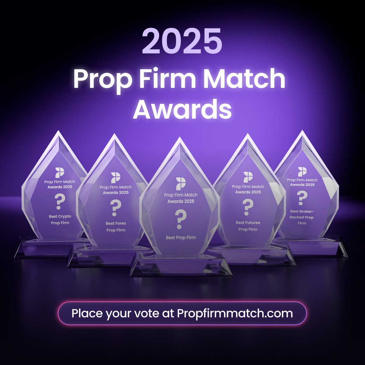 PropFirmMatch's tweet image. 🏆 The Prop Firm Match Awards 2025 are here 🏆

And the winners are decided by YOU.

While most awards are selected based on traders&apos; choices and reviews over the year, some prestigious awards are being decided NOW. 

 Vote in the link below for the best prop firms of 2025! 🗳️