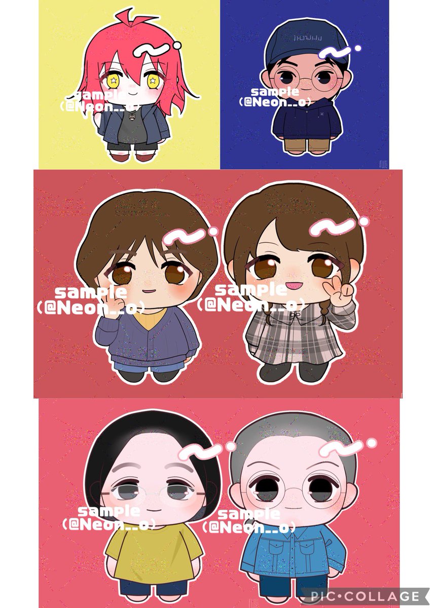 SD似顔絵‼️ご依頼ありがとうございました✨ 1000円〜受付中です