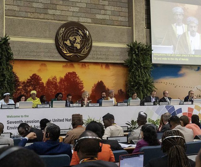 sultan_hajiyev's tweet photo. At the opening of the #UNEA7 in Nairobi this morning I reported the #OECPR ‘s results to delegates from 172 member states. To all who spared no effort to enable #UNEA7 to now focus on draft documents: thank you! An uphill task, but no mountain high enough if we act together. https://t.co/sW8llKBw7b