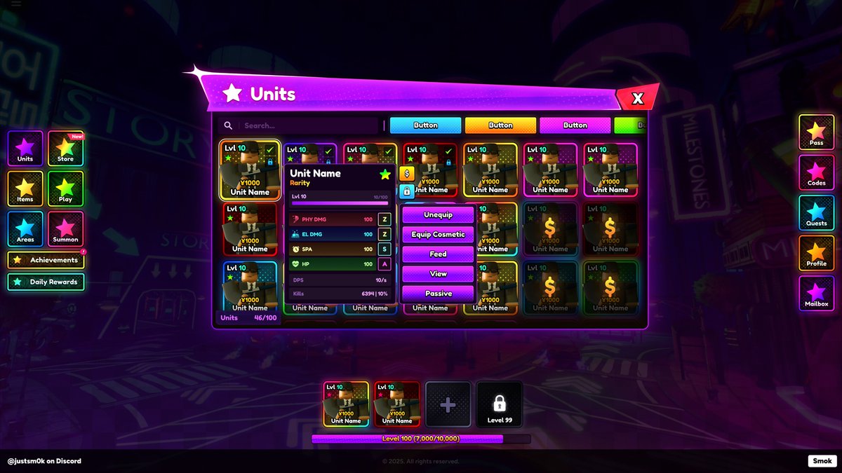 JustSm0k's tweet image. Some work I did for Anime Journey a while back — commissioned by @MeloInteractive  and @yanny 👇

Comms opening on 15th Dec
Discord: justsm0k

#Roblox #RobloxDev #RobloxUI #RobloxDevs