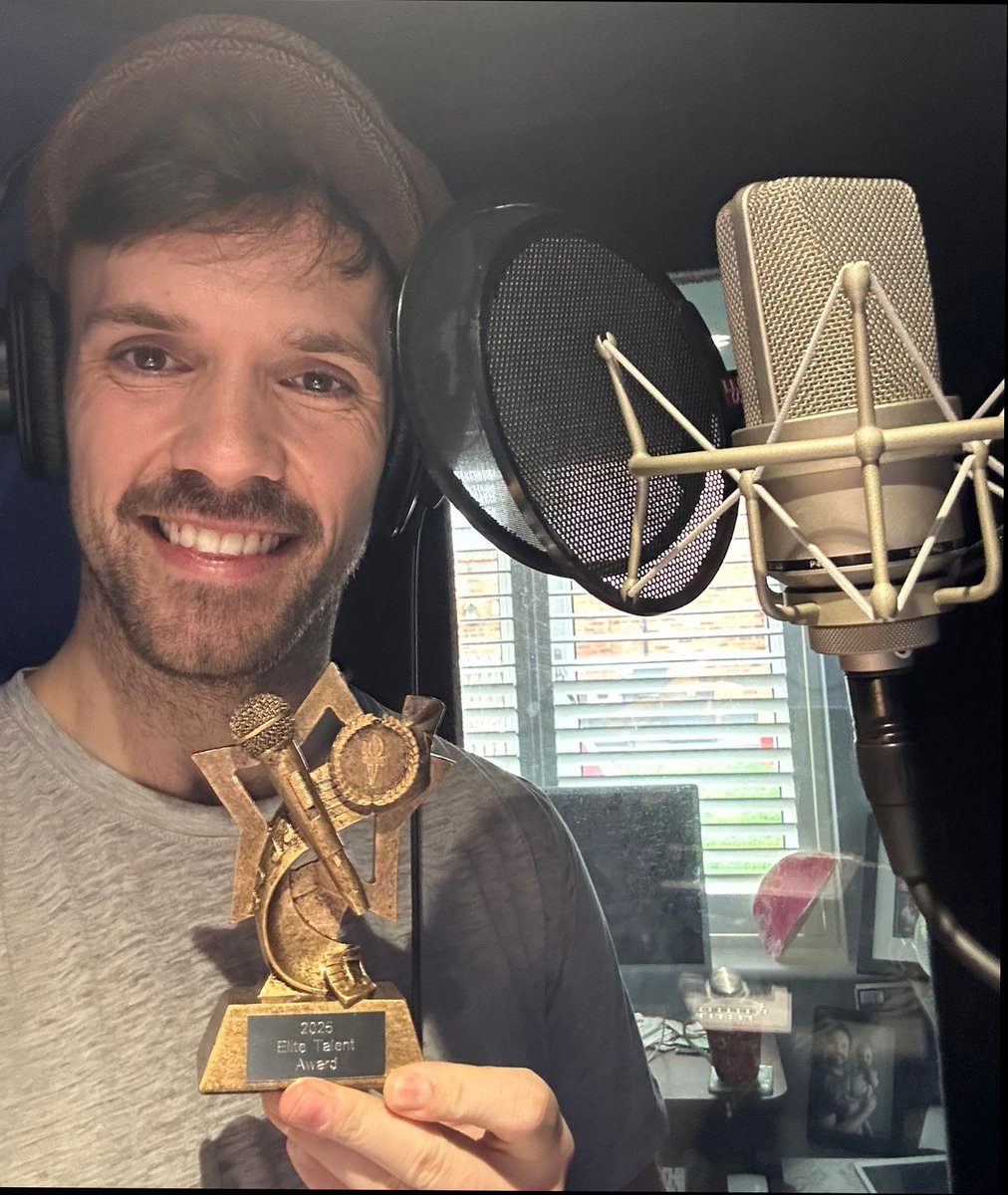 Congratulations!!! 🎉 🥳

Stephen has now received his '2025 Elite Talent Award' which he was awarded in recognition of his repeat Elite Bookings this year!

View Stephens Elite Profile
elitevoiceovers.co.uk/stephenuk

Book Stephen today!

#Elitevoiceovers #elite #voicetalent #Awards