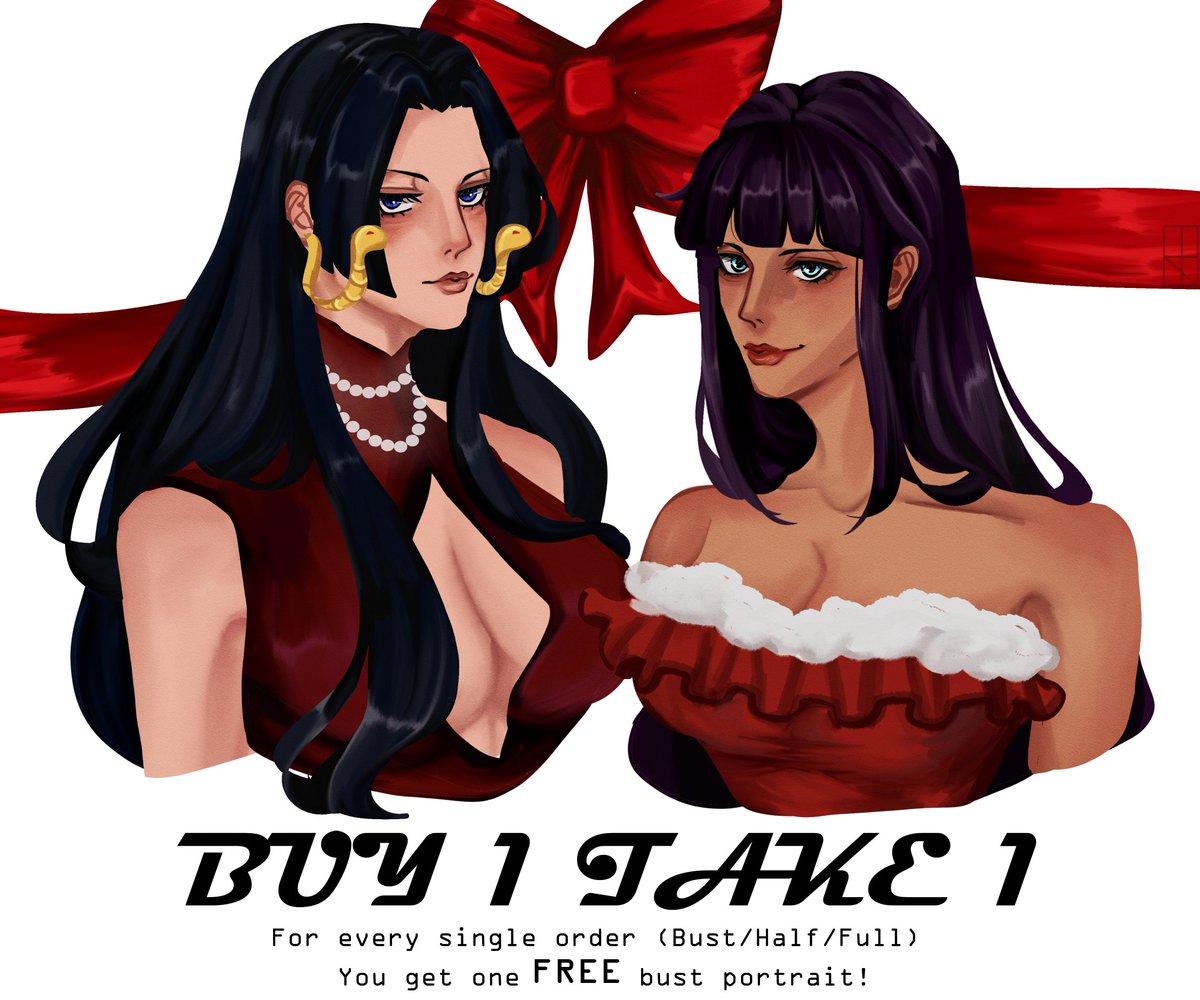 roniiiqdr's tweet image. Christmas Promo! 🎁🎄
Limited offer only so take your slot now~ DM or order at vgen 🤍
#commission #vgen