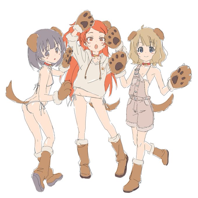 フォロワーがマイクロビキニでワンちゃんって言っててこういうの想像したけど、どうやら違うっぽい わんだふる