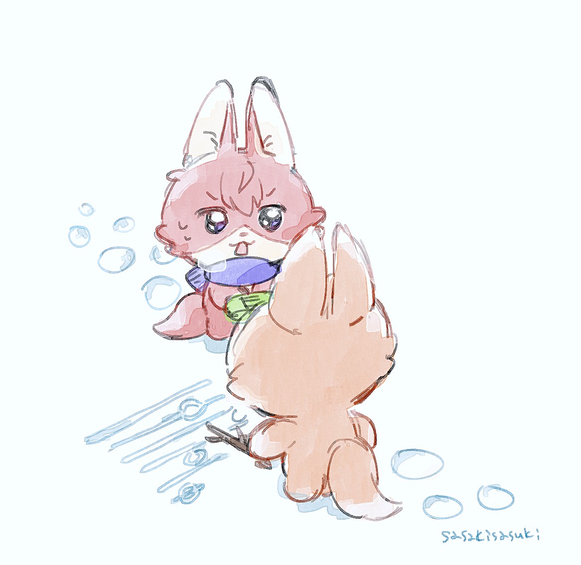 Post by さすき on X: きつね…