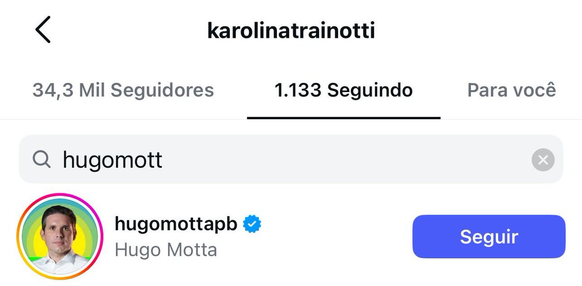 delucca's tweet image. hoje a impresa noticiou que o banqueiro  Daniel Vorcaro matinha uma "sugar baby" e tinha comprado um apartamento para ela no valor de R$ 4 mi.

ai fomos no instagram e adivinha quem também a seguia no Instagram?

Hugo Motta.

Logo em seguida, ele deu unfollow.

Recibão né?