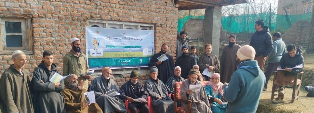 Kshema_Suraksha's tweet image. Under #CropInsuranceWeek, Kshema General Insurance conducted awareness programmes across Anantnag district, Jammu &amp;amp; Kashmir.  

We reached over 500 farmers to strengthen their awareness and trust in crop insurance as they gathered to learn more about @pmfby 

#PMFBY #Rabi2025