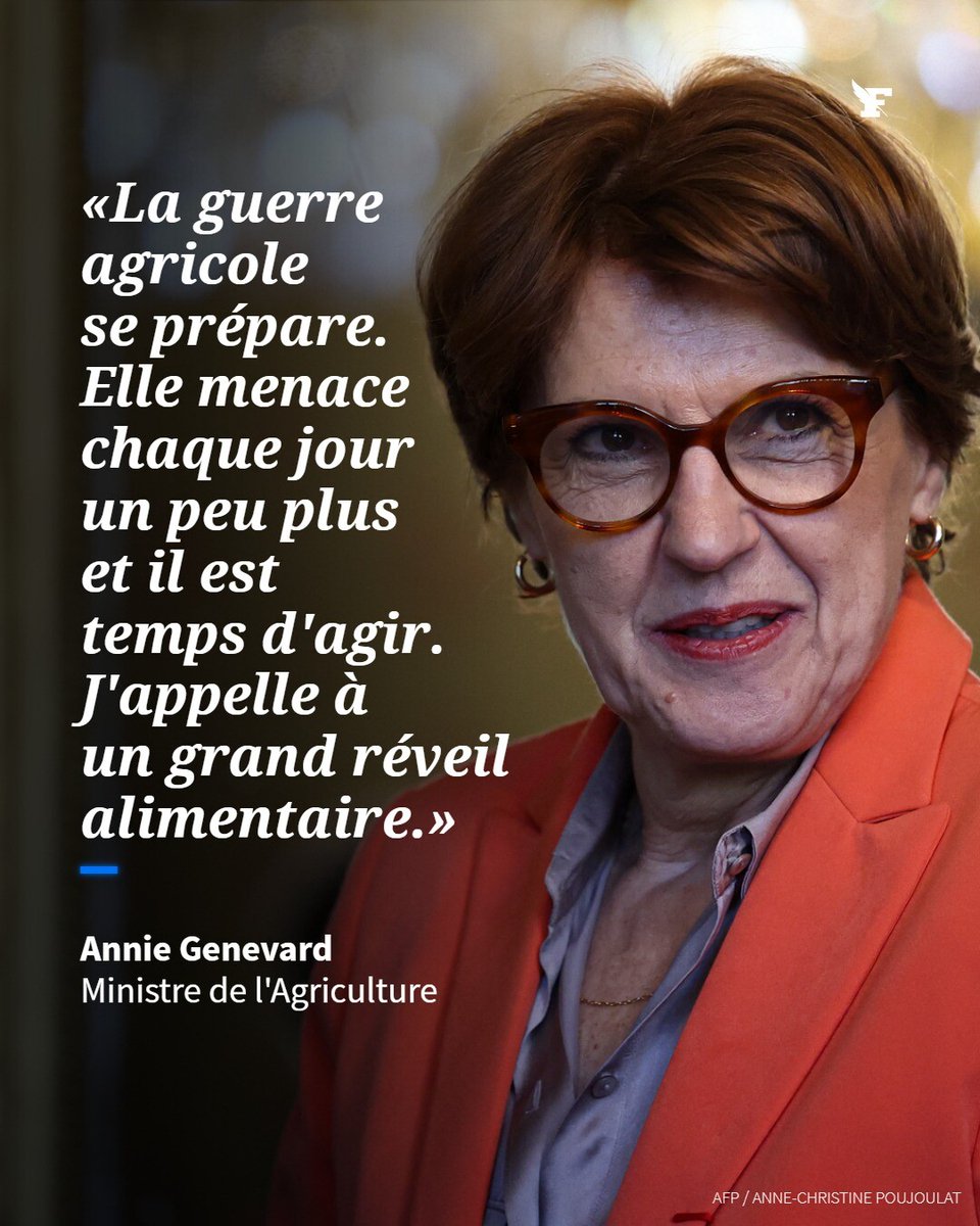 Le_Figaro's tweet image. La ministre de l’Agriculture a présenté lundi à Rungis une stratégie nationale sur dix ans en soulignant les pressions internationales et environnementales qui mettent en péril la production agricole. →l.lefigaro.fr/Y045