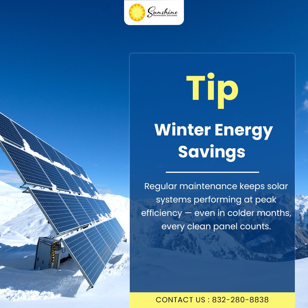 Winter can take a toll on system performance, but a little routine care goes a long way. ❄️ Clean panels mean better efficiency, and better returns on your commercial solar investment.

👉 Visit: hubs.la/Q03W24lX0

#CommercialSolar #EnergyEfficiency #CleanEnergy