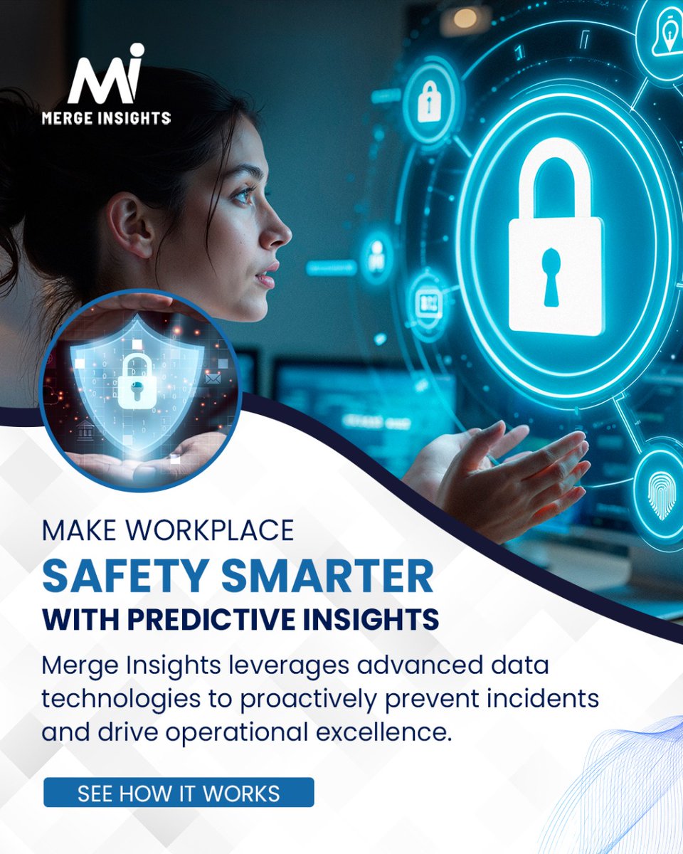 MergeInsights's tweet image. Keep your team safe and operations running smoothly with Merge Insights. Harness predictive analytics and AI to prevent incidents before they happen and achieve operational excellence.

#MergeInsights #WorkplaceSafety #PredictiveAnalytics #AI #OperationalExcellence #SafetyFirst