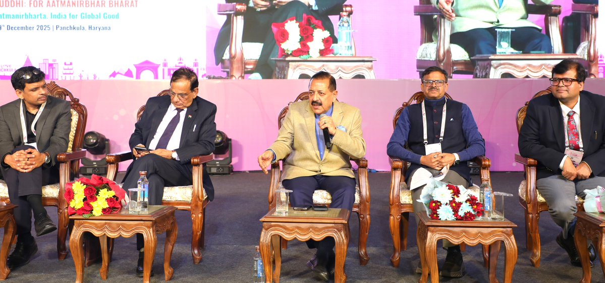 Panel Discussion "Obesity": India International Science Festival #IISF2025:

"Obesity has emerged as a public health challenge in India, and is not a mere cosmetic issue. And therefore, it needs to be addressed with scientific precision and policy discipline.

Indian phenotype is