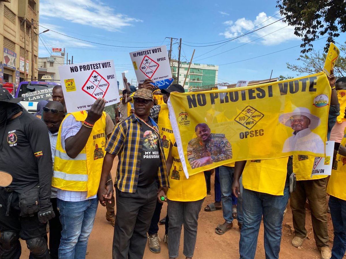 kabandanamedia's tweet photo. "Stand with peace, reject chaos. Say no to 'Protest Vote', choose unity &amp; stability for Uganda's 2026 elections. #PeaceOverProtest #UgandaUnited https://t.co/7yuhXRUOZr