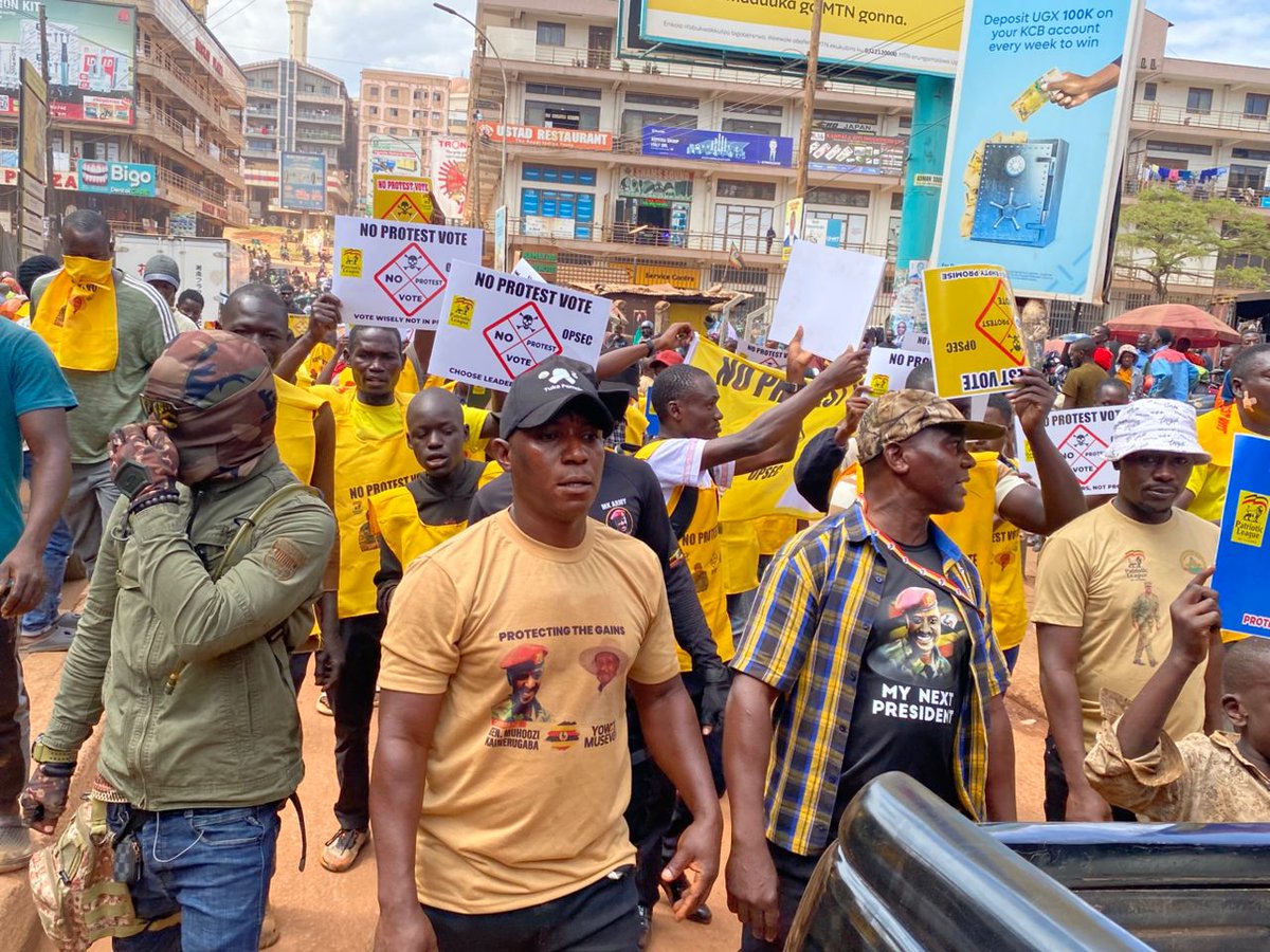 kabandanamedia's tweet photo. "Stand with peace, reject chaos. Say no to 'Protest Vote', choose unity &amp; stability for Uganda's 2026 elections. #PeaceOverProtest #UgandaUnited https://t.co/7yuhXRUOZr