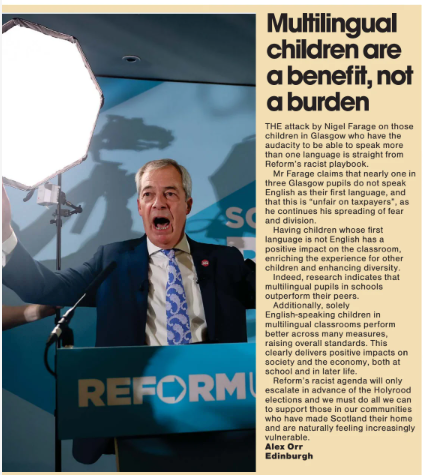 alex_m_orr's tweet image. Media musings in @ScotNational #multilingual #bilingual #Farage