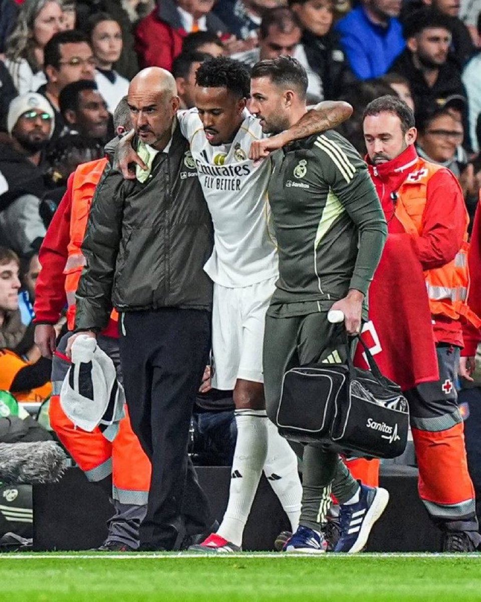 🚨🚨💣 BREAKING: Éder Militão is OUT for 3 to 4 MONTHS. <a href="/carlitosonda/">Carlos Rodríguez</a>