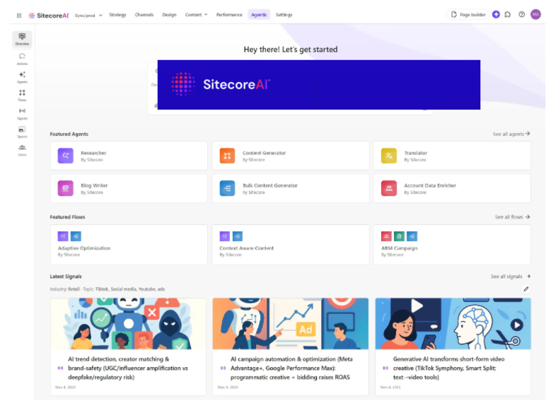 🤝 Agentic Studio in #SitecoreAI: AI as a teammate for ideation → briefs → plans → execution ✨
🤖 Prebuilt + custom agents for content &amp; research
🔁 Parallel agents for faster ops
👉 doc.sitecore.com/sai/en/users/s…
#AgenticStudio #AIFirstEra #MarketingInnovation