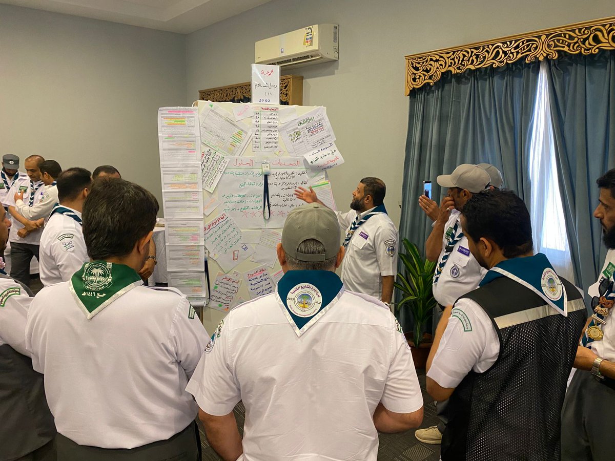 اختتمت يوم أمس بمحافظة جدة أعمال دورة إدارة المشاريع الكشفية التي نظمتها جمعية الكشافة العربية السعودية في بيت الطالب، بمشاركة 50 متدرباً ومتدربة يمثلون مختلف قطاعات الجمعية. scouts.org.sa/ar/include/plu…