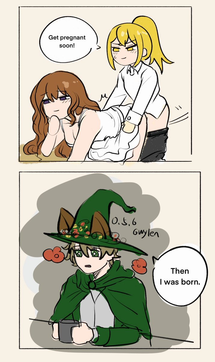 MilkJun_'s tweet photo. And just like that, they were together.This is how Gwylan was born. https://t.co/2fjDFboShy