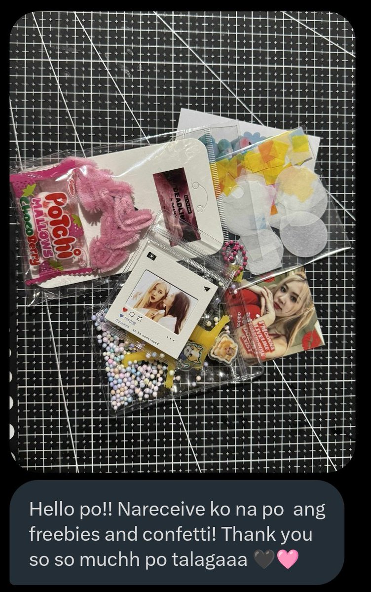 randomtots5089's tweet photo. #rtgives (free claim of Deadline in Bulacan freebies/confetti) ๐ค๐ฉท https://t.co/vODz9KKMHZ