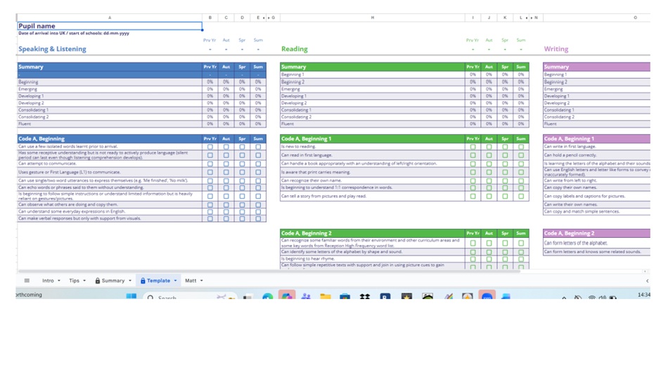 HLS_EAL's tweet photo. We have developed an  Excel tool in partnership with Richmond council, to support the use of the Hounslow Language Service (HLS) Framework for Assessing proficiency in English for Pupils with EAL.
For more information visit 
https://t.co/hfTU7i65rU https://t.co/BJ5A7l3qb7