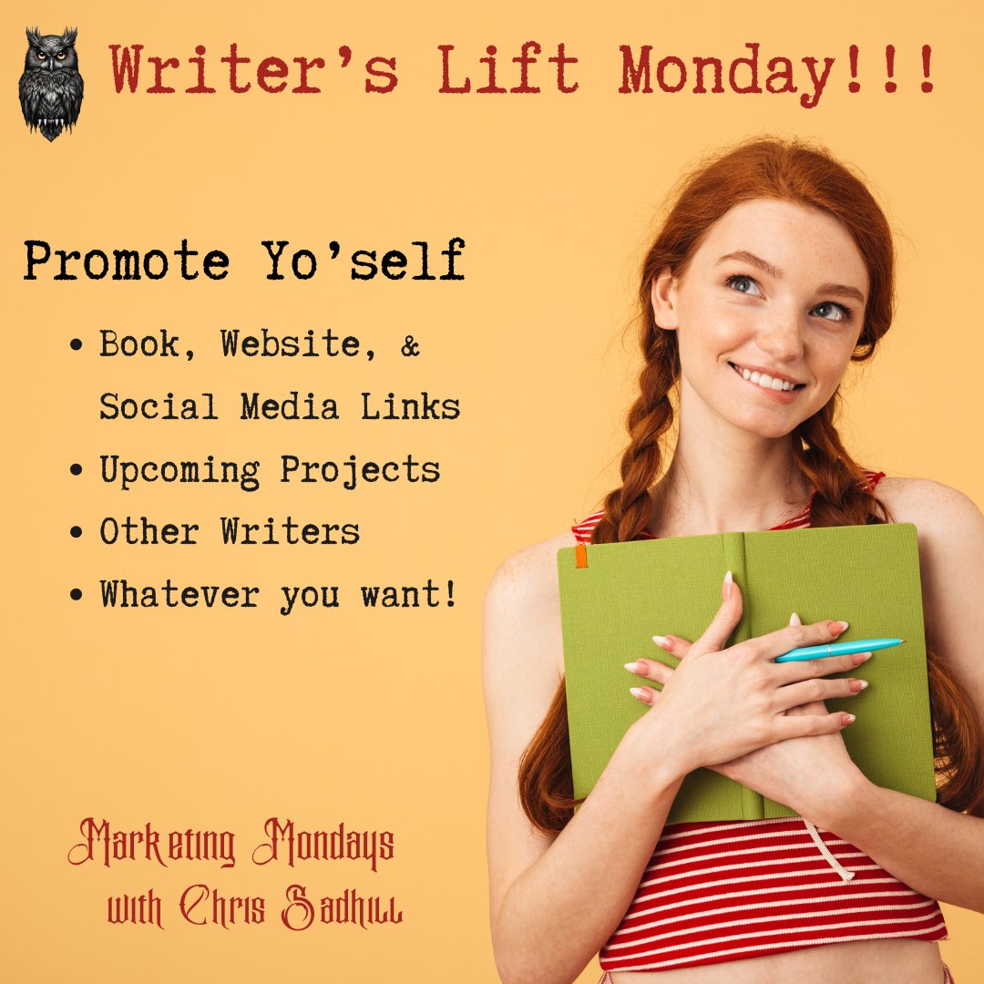ChrisSadhill's tweet photo. Hey ya'll, #MarketingMondays are for you. Share your beautiful art, and let's lift each other.
Bored?
Check out Elegant Lit writing contest:
https://t.co/jdWVLJPeLq
#writingcommunity #poetrycommunity #writerslift #writers #poets #authorcommunity #SelflessPromotion https://t.co/1LGCll6LvE