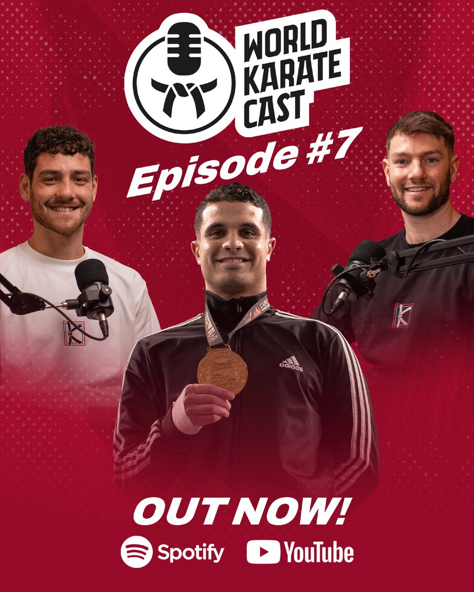 worldkarate_wkf's tweet photo. Episode 7 is officially out!

Youssef Badawy reflects on his victory in Cairo🇪🇬, the training leading up to it, and the focus required to stay at the top.

Watch on YouTube or listen on Spotify and join the discussion in the comments.

#WorldKarateCast https://t.co/CNHMzsvMor