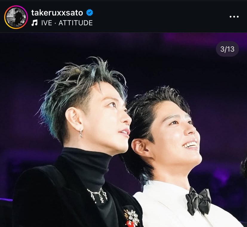 anyujinss2's tweet image. Takeru satoh use IVE - attitude as his music background on his recent insta post for AAA 🤣