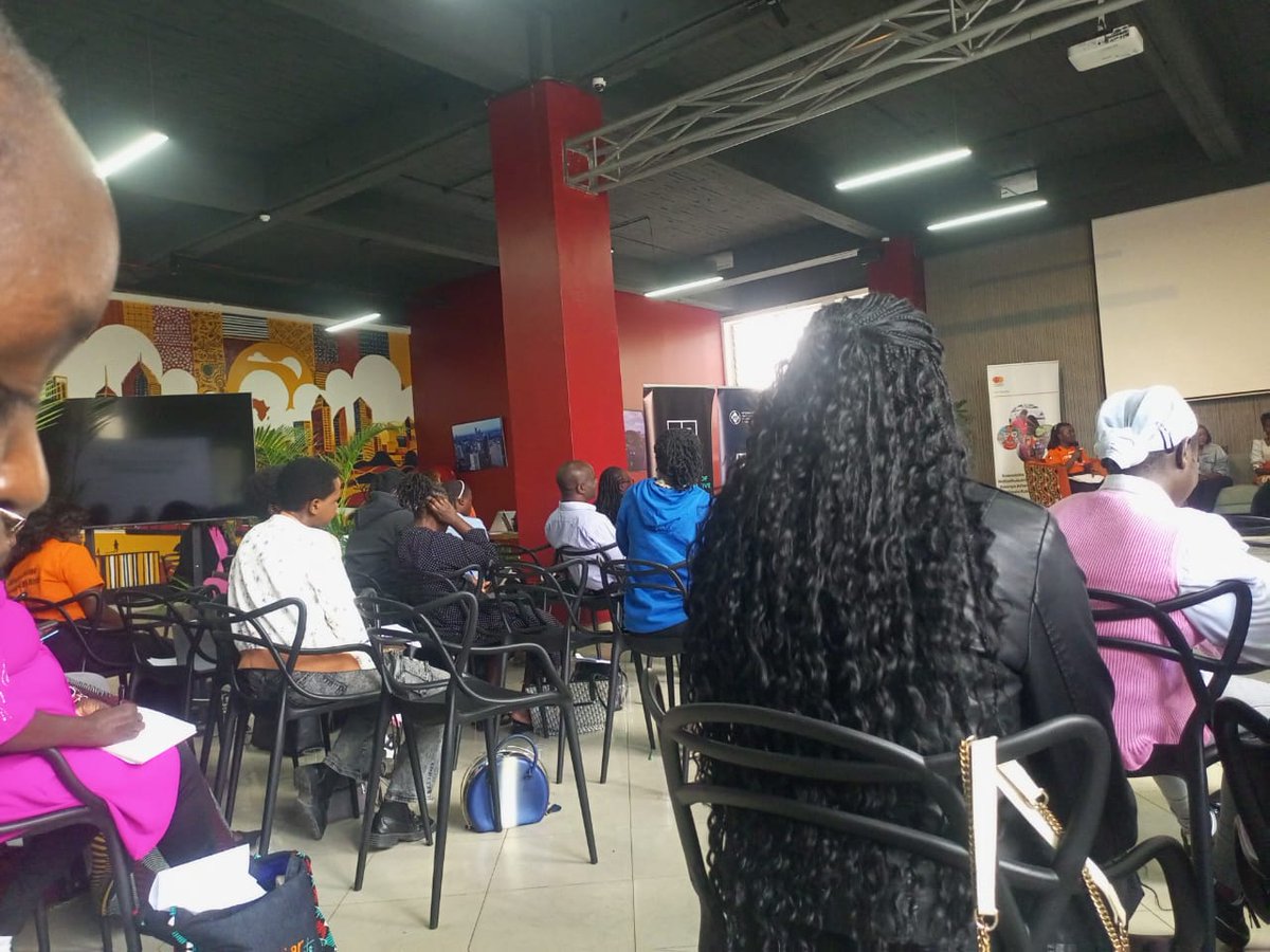 Gewckenya's tweet photo. Today GEWC joined 16 Days of Activism commemoration at Baraza Media Lab Nairobi under the theme “Raising Voices Reclaiming Spaces Technology-Facilitated GBV. Along with Nairobi County reps, State Dept. for Gender, CSOs &amp; GBV survivors amplify voices,  collaboration against TFGBV. https://t.co/n85jnvvE9X