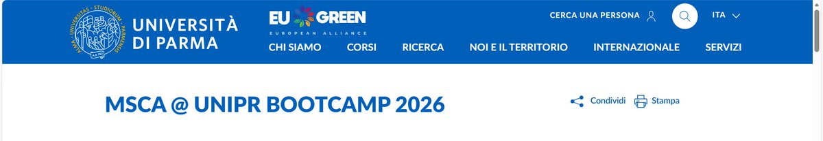 SAR_Europe's tweet photo. Funding opportunity for #MSCA4Ukraine alumni in 🇮🇹

Universita di Parma has launched the MSCA@UNIPR Bootcamp 2026!

👉Call open to researchers wishing to apply for a MSCA PD fellowship with UNIPR as host

👉3 days of training in May '26

https://t.co/Bt5HdYsiTX https://t.co/GxNige802q