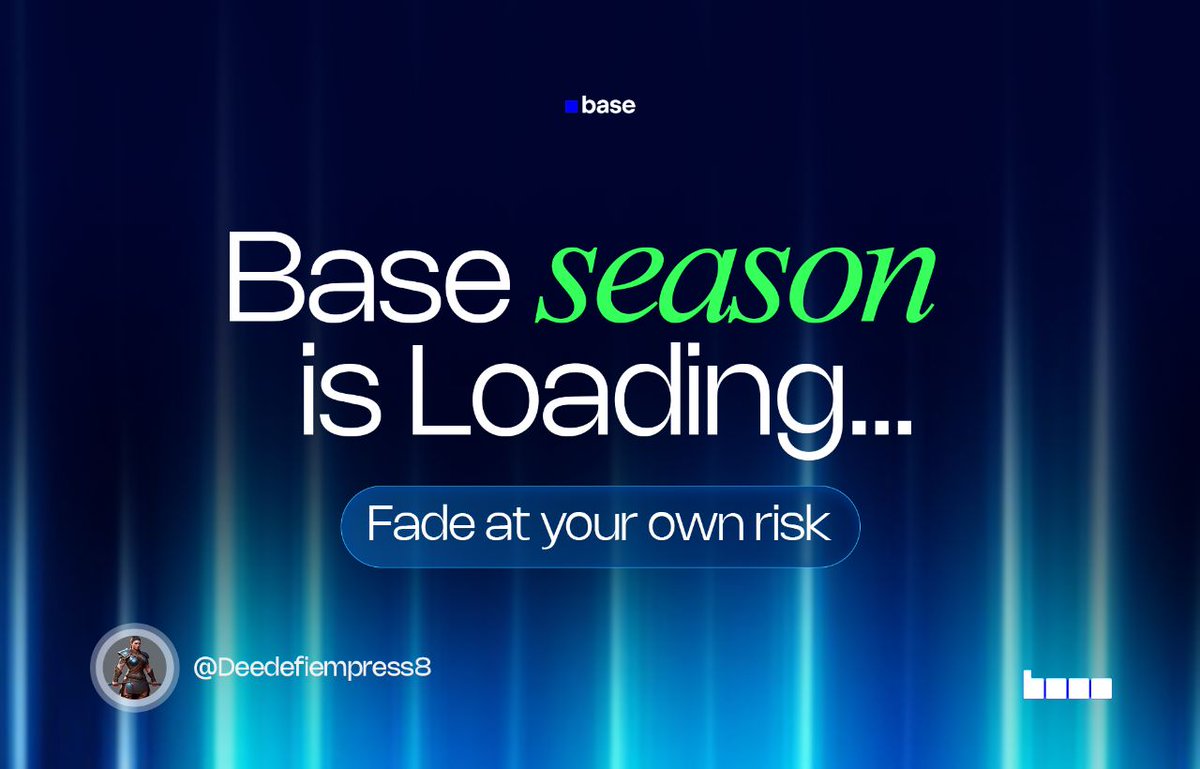<a href="/base/">Base</a> will be launching their token soon, it would be foolish not to position yourself.

I’m a very strategic researcher, and base isn’t a small chain. I’ve talked about this before, and this second time, pay attention very well.

Base will pull massive volumes with that token.