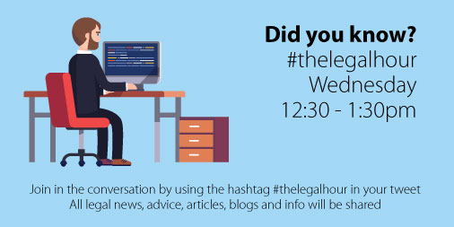 Did you know we host #TheLegalHour every Wednesday when as share and RT the latest #legalnews #legalinfo #legalguides and #legalblogs?