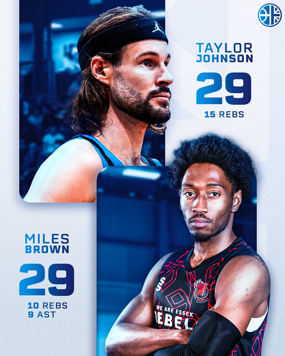 BritChampBball's tweet image. Miles Brown and Taylor Johnson went head to head in Saturday’s fixture 😤

#bcb2526