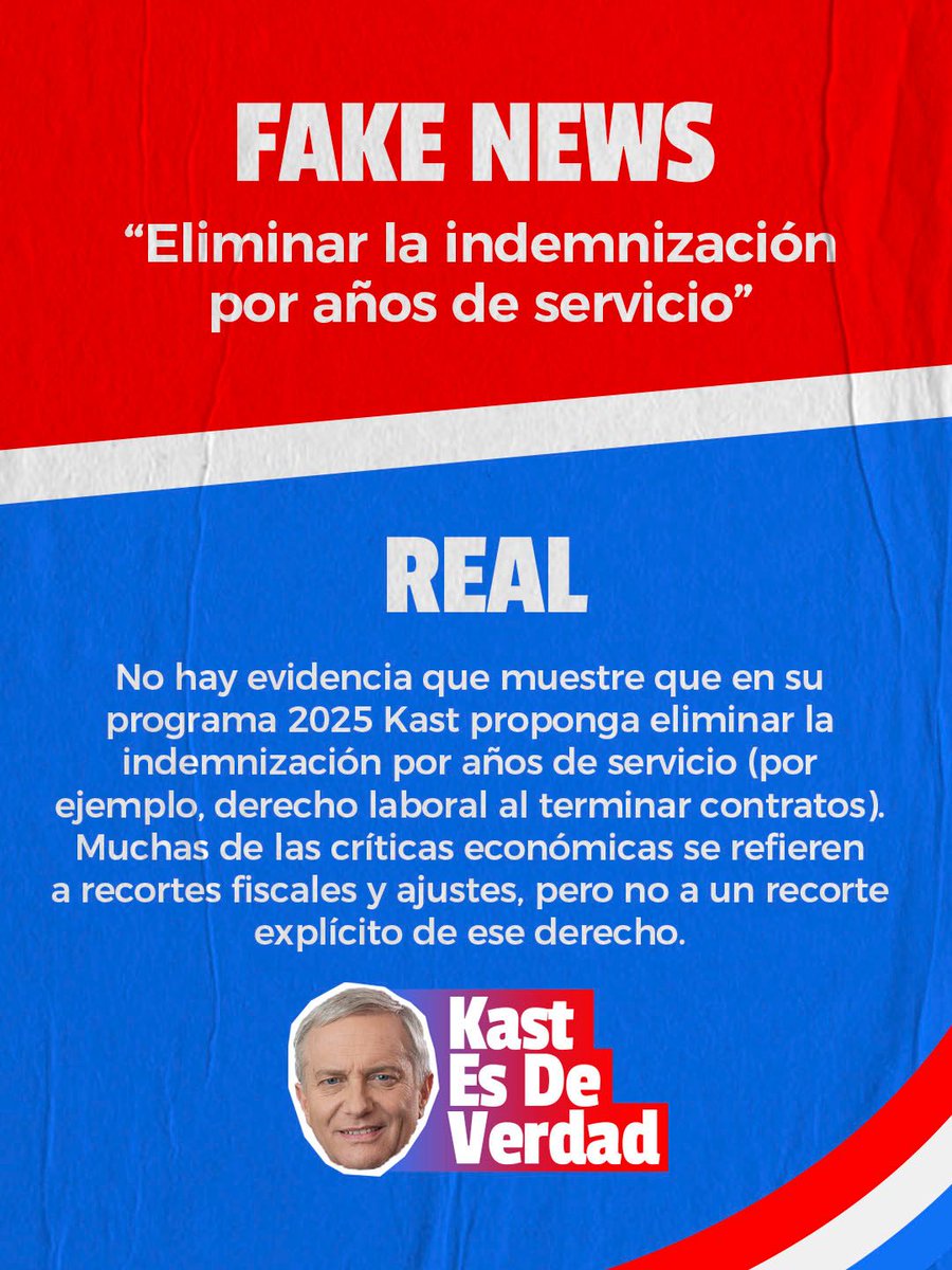 agustinromerole's tweet photo. La izquierda está tirando cualquier cosa para meter miedo: que @joseantoniokast va a eliminar la PGU, derogar las 40 horas, subir la edad de jubilación o borrar la indemnización por años de servicio. Puros montajes  #KastEsDeVerdad https://t.co/utQgiGKBZ5