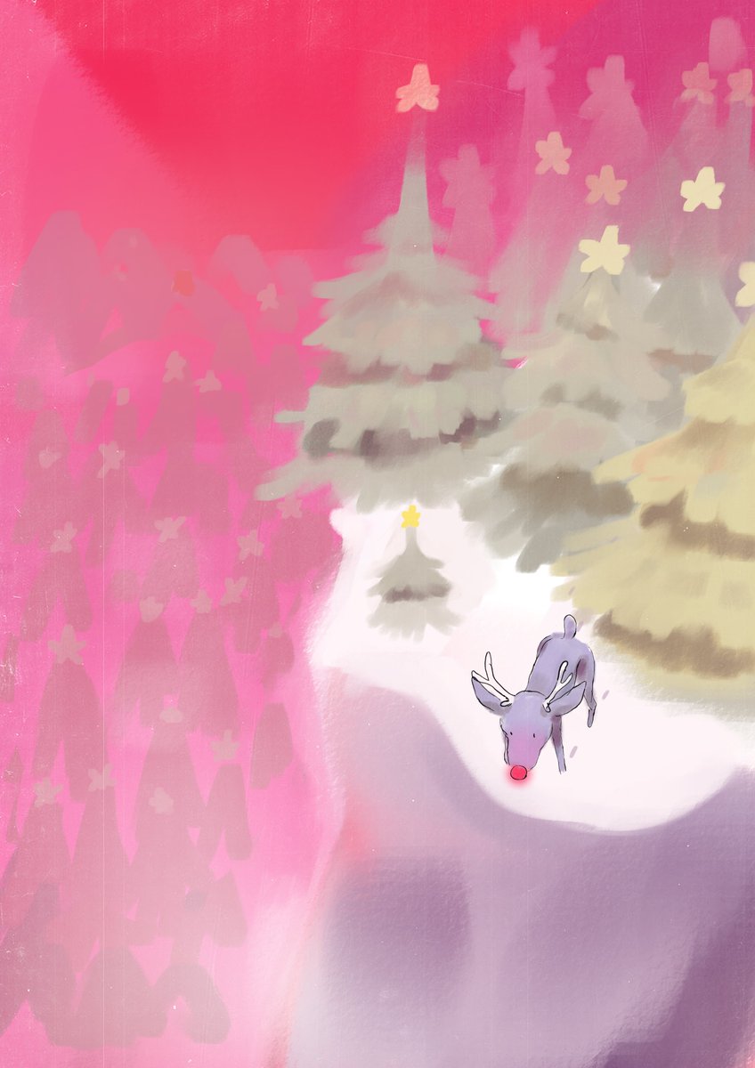 Affiche de noel qui n'a pas été retenue pour un évènement :(