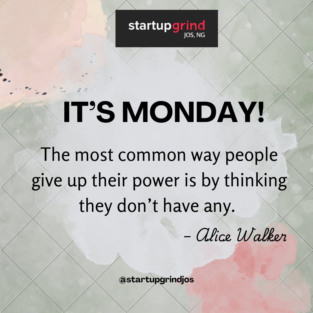Your Monday power-up is here.
New week. Same incredible you. Own it.

Stop handing over your power before the week even begins.

Tag someone who needs this reminder. 👇

#MondayMotivation #StartupGrind #Power #Mindset #Quote