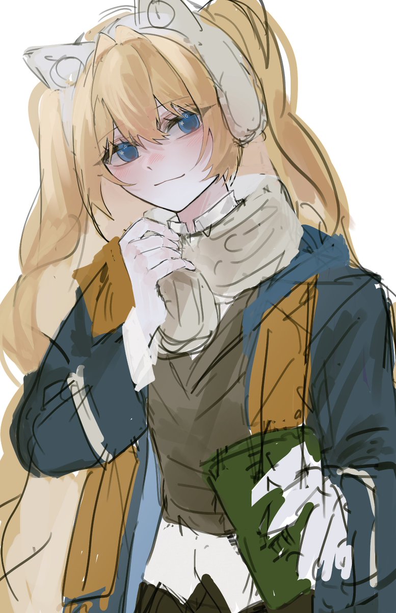 연말파튀에서 트친들에게 나눔하고자 소소하게 그리고 있습니다,,