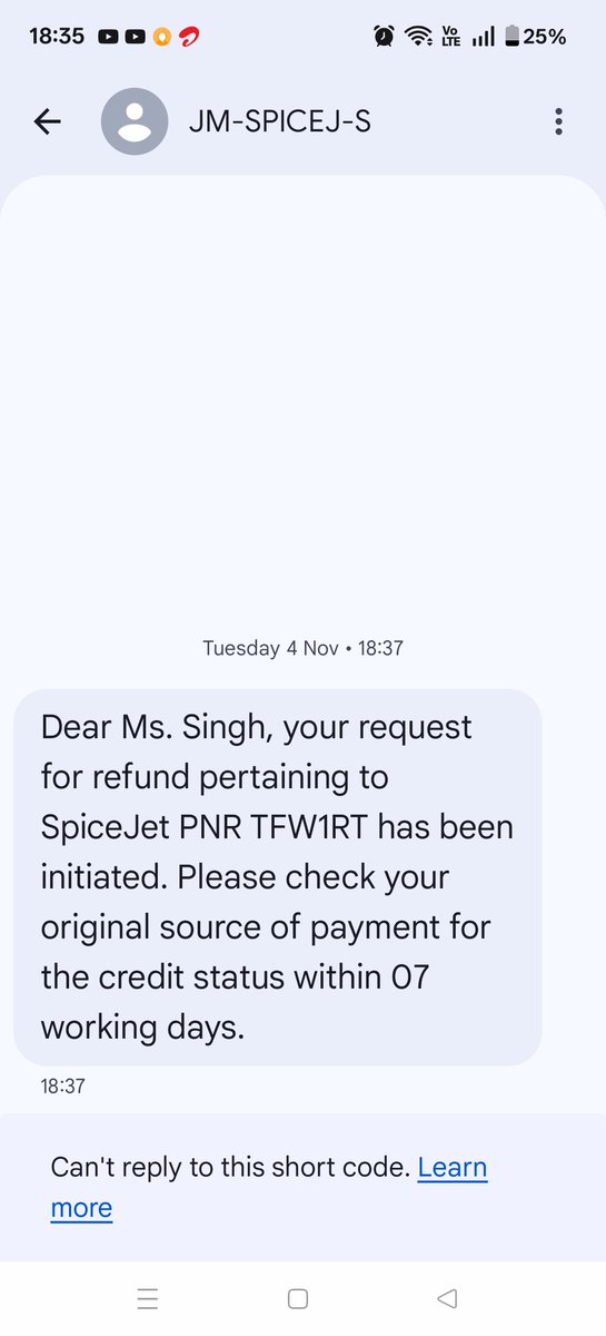 somasinghdpsg's tweet photo. @flyspicejet  @jagograhakjago I booked 3 tickets from Delhi to Bangkok in October for my travel. Airline cancelled the operations for flights just 3 days before travel. I booked Air India flights. @flyspicejet promised refund within 7 day, 1 month gone and no +ve sign of refund. https://t.co/3uPgqtCR9C
