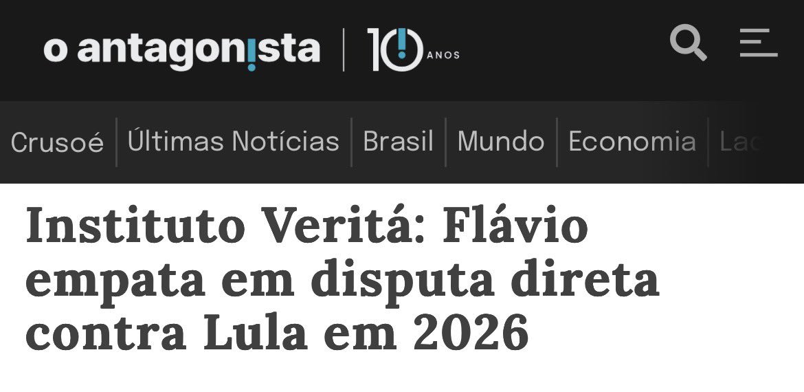 realdhiego's tweet photo. Vesh, já empatando no cenário simulado pela Veritá? O homem vem com tudo, enquanto a esquerda e a isentosfera suam frio, fingindo que é blefe. https://t.co/sQSBAeJiAg