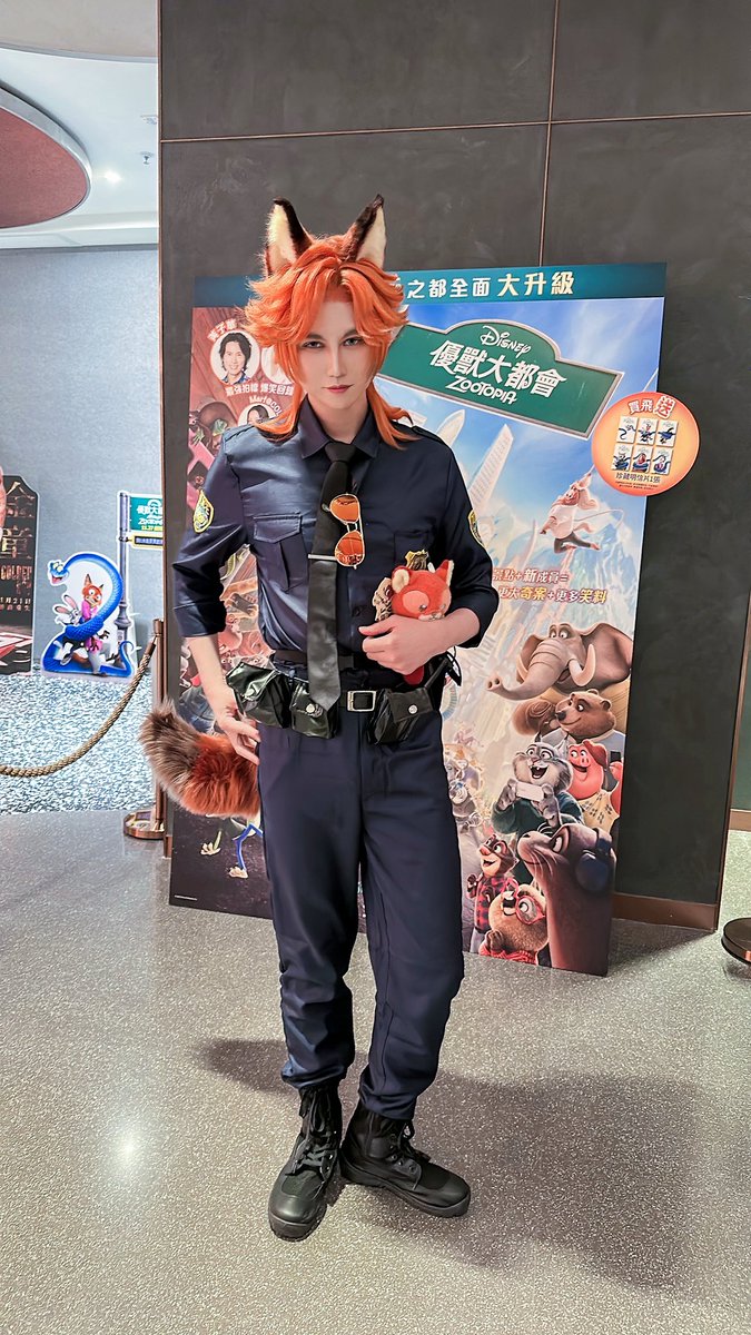 yato25883208's tweet photo. 我根本不在乎我們的不一樣，我真正在乎的是你。

Nick: yato_cosplay

#迪士尼 #Disney #優獸大都會2 #Zootopia2 #Nick https://t.co/4ZWmh7njAm